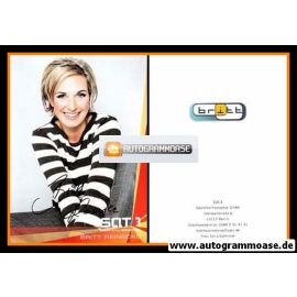 Autogramm TV | SAT1 | Britt REINECKE | 2000er Druck "Britt"