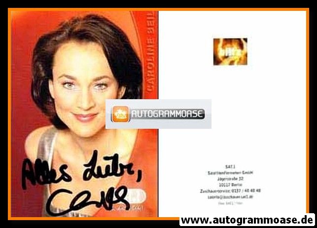 Autogramm TV | SAT1 | Caroline BEIL | 2000er "Blitz" (Tölle)