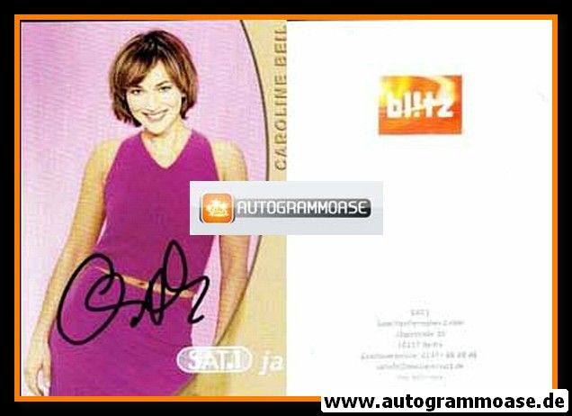 Autogramm TV | SAT1 | Caroline BEIL | 2000er "Blitz" 2
