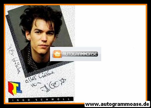 Autogramm TV | RTL | Ingo SCHMOLL | 1980er (Portrait Color) 1