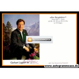 Autogramm TV | SAT1 | Gerhart LIPPERT | 1992 "Der Bergdoktor" (Portrait SW) Hengstenberg