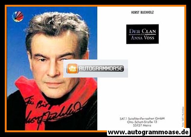 Autogramm TV | SAT1 | Horst BUCHHOLZ | 2000er "Der Clan Der Anna Voss"