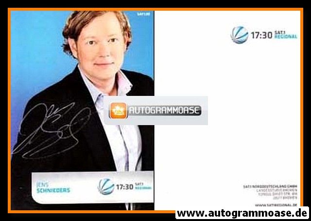 Autogramm TV | SAT1 | Jens SCHNIEDERS | 2010er "17:30 Regional"