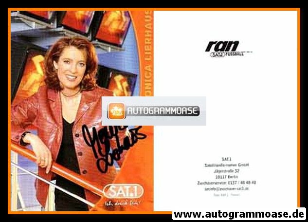 Autogramm TV | SAT1 | Monica LIERHAUS | 2000er (Portrait Color)