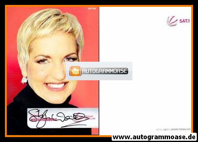 Autogramm TV | SAT1 | Sibylle WEISCHENBERG | 2000er (Portrait Color)