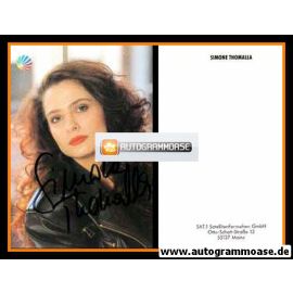 Autogramm TV | SAT1 | Simone THOMALLA | 1990er (Portrait Color)