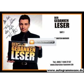 Autogramm TV | SAT1 | Thorsten HAVENER | 2000er "Der Gedankenleser"