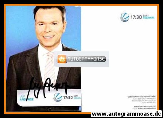 Autogramm TV | SAT1 | Ulf ANSORGE | 2010er "17:30 Regional"