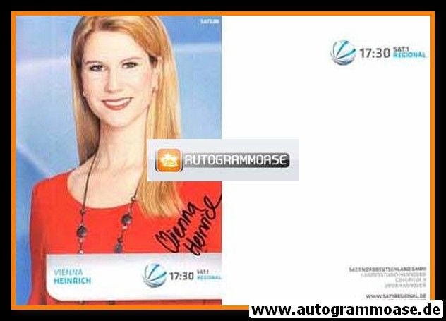 Autogramm TV | SAT1 | Vienna HEINRICH | 2010er "17:30 Regional"