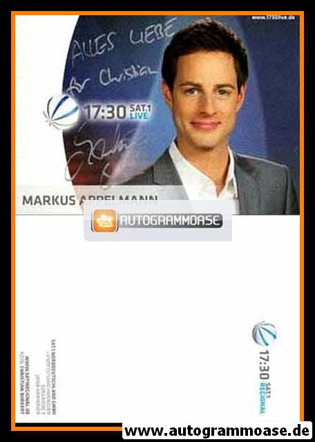 Autogramm TV | SAT1 | Markus APPELMANN | 2010er "17:30 Live"
