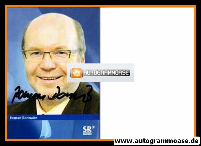 Autogramm TV | SR | Roman BONNAIRE | 2000er (Portrait Color)