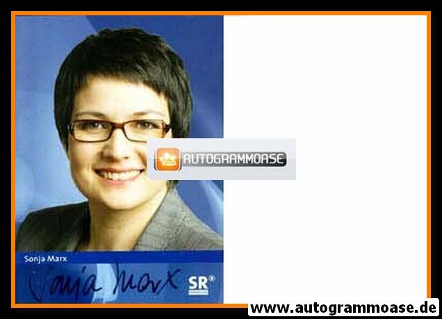 Autogramm TV | SR | Sonja MARX | 2000er (Portrait Color) 1