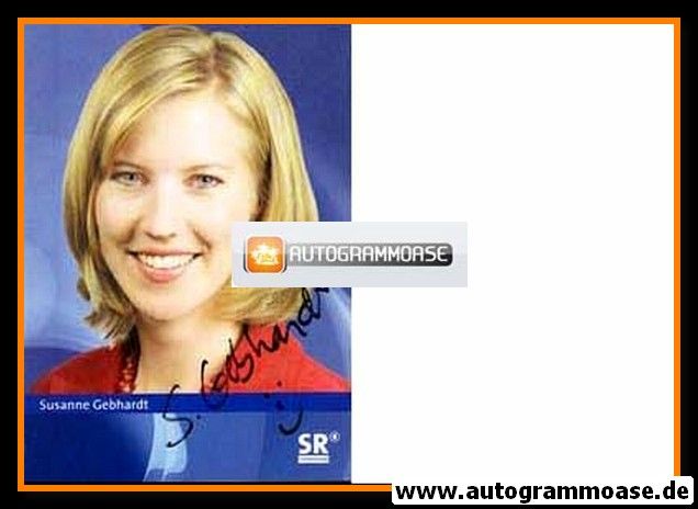 Autogramm TV | SR | Susanne GEBHARDT | 2000er (Portrait Color)