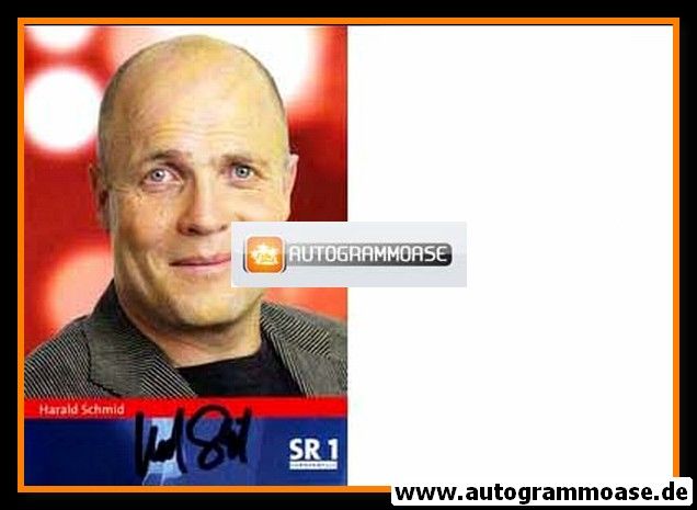Autogramm Radio | SR1 Europawelle | Harald SCHMID | 2000er (Portrait Color)