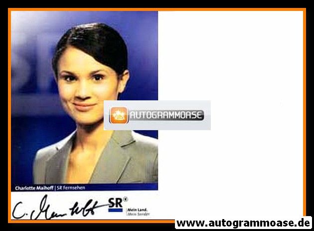 Autogramm TV | SR | Charlotte MAIHOFF | 2000er (Portrait Color)
