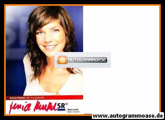 Autogramm Radio | SR1 Europawelle | Jessica HENKEL | 2000er (Portrait Color)