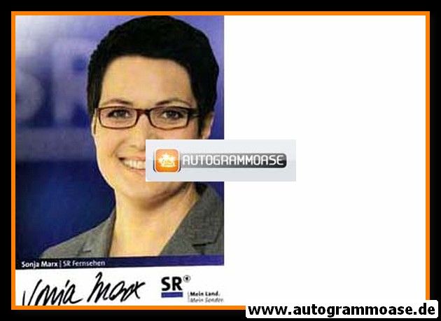 Autogramm TV | SR | Sonja MARX | 2000er (Portrait Color) 2