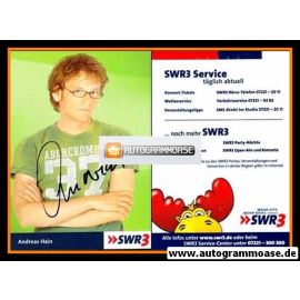Autogramm Radio | SWR3 | Andreas HAIN | 2000er (Portrait Color)