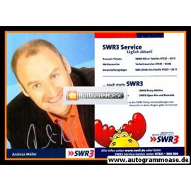 Autogramm Radio | SWR3 | Andreas MÜLLER | 2000er (Portrait Color)