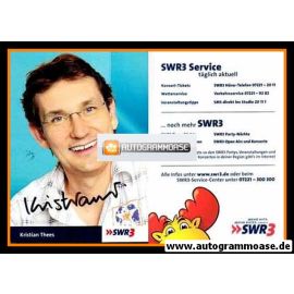 Autogramm Radio | SWR3 | Kristian THEES | 2000er (Portrait Color)