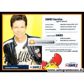 Autogramm Radio | SWR3 | Michael WIRBITZKY | 2000er (Portrait Color)
