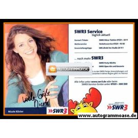 Autogramm Radio | SWR3 | Nicole KÖSTER | 2000er (Portrait Color)