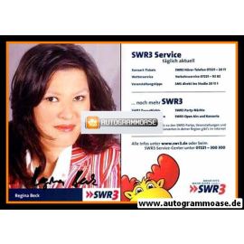 Autogramm Radio | SWR3 | Regina BECK | 2000er (Portrait Color)