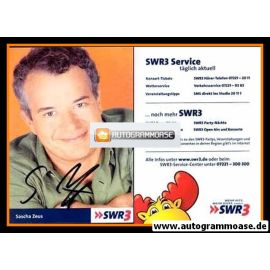 Autogramm Radio | SWR3 | Sascha ZEUS | 2000er (Portrait Color)