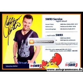 Autogramm Radio | SWR3 | Sebastian MÜLLER | 2000er (Portrait Color)