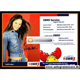 Autogramm Radio | SWR3 | Steffi HAIBER | 2000er (Portrait Color)