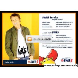 Autogramm Radio | SWR3 | Volker JANITZ | 2000er (Portrait Color)
