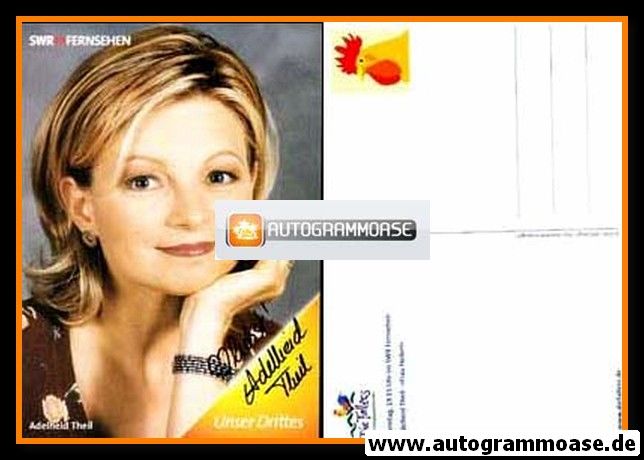 Autogramm TV | SWR | Adelheid THEIL | 2000er "Die Fallers"