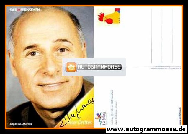 Autogramm TV | SWR | Edgar-M. MARCUS | 2000er "Die Fallers" 
