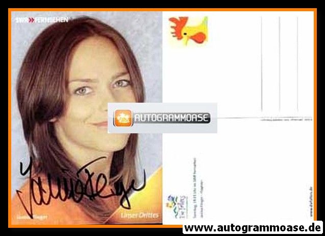 Autogramm TV | SWR | Janina FLIEGER | 2008 "Die Fallers" (Portrait Color) Schweigert