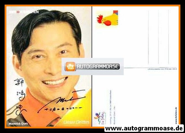Autogramm TV | SWR | Maverick QUEK | 2000er "Die Fallers" 