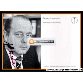Autogramm TV | SDR | Gerhard KONZELMANN | 1980er (Portrait SW)