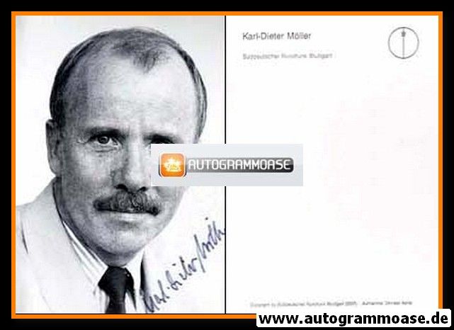 Autogramm TV | SDR | Karl-Dieter MÖLLER | 1980er (Portrait SW)