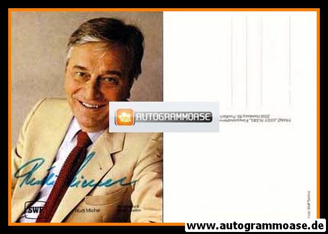 Autogramm TV | SWF | Rudi MICHEL | 1980er (Portrait Color Rüdel)