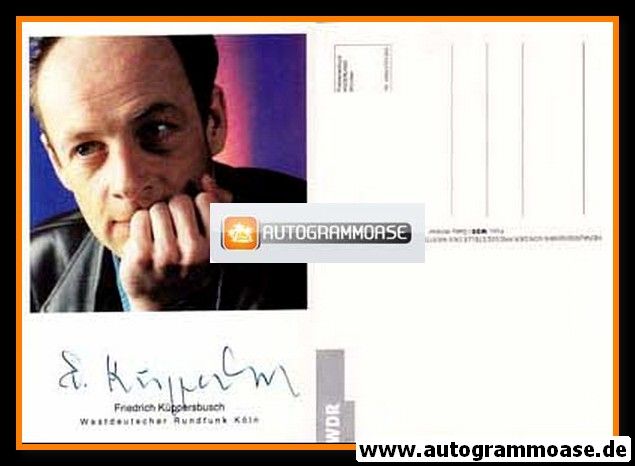 Autogramm TV | WDR | Friedrich KÜPPERSBUSCH | 1980er (Portrait Color)