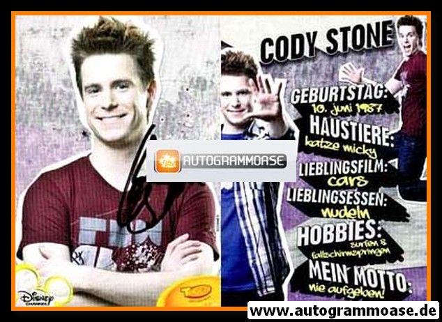 Autogramm TV | Super RTL | Cody STONE | 2000er "Toggo"