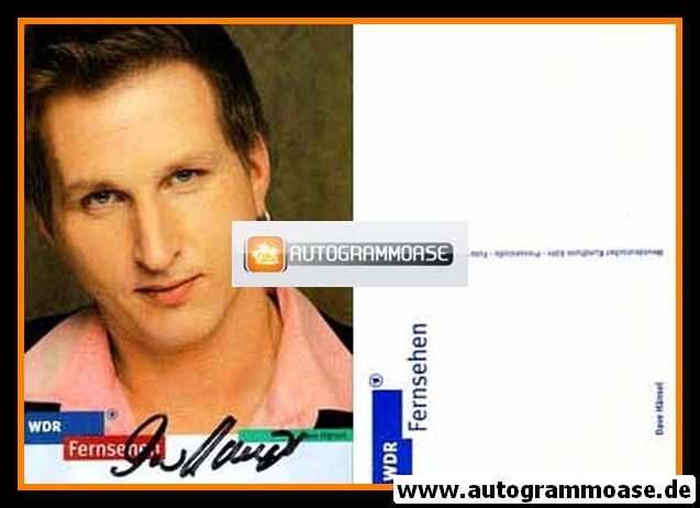 Autogramm TV | WDR | Dave HÄNSEL | 2000er (Portrait Color)