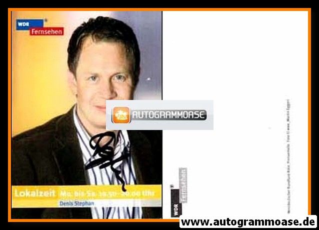 Autogramm TV | WDR | Denis STEPHAN | 2000er "Lokalzeit"