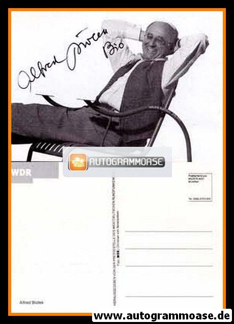 Autogramm TV | WDR | Alfred BIOLEK | 1990er (Portrait SW Alvensleben)