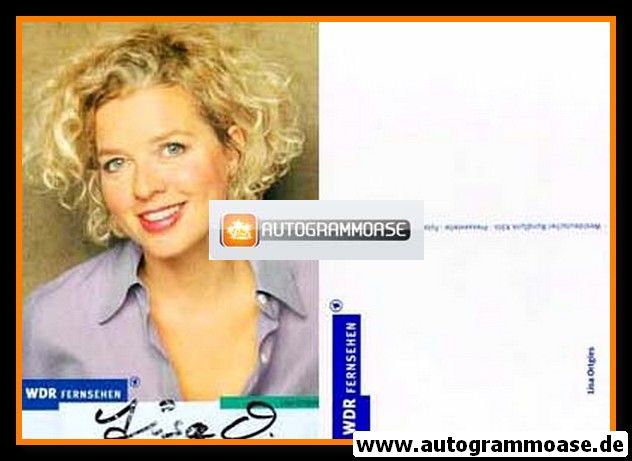 Autogramm TV | WDR | Lisa ORTGIES | 2000er (Portrait Color)