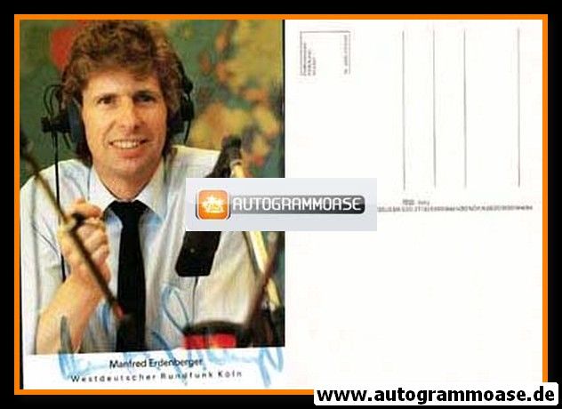 Autogramm TV | WDR | Manfred ERDENBERGER | 1980er (Portrait Color)