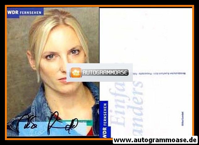 Autogramm TV | WDR | Okka GUNDEL | 2000er (Portrait Color)