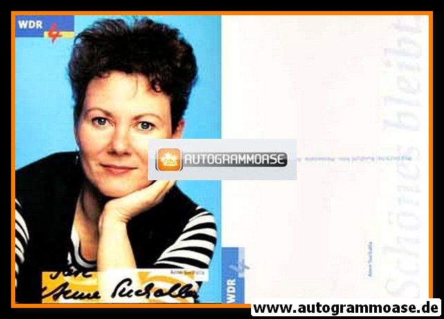 Autogramm Radio | WDR4 | Anne SUCHALLA | 2000er (Portrait Color)