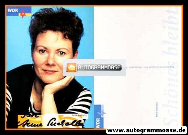 Autogramm Radio | WDR4 | Anne SUCHALLA | 2000er (Portrait Color)