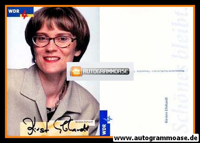 Autogramm Radio | WDR4 | Kirsten EHRHARDT | 2000er (Portrait Color)
