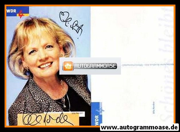 Autogramm Radio | WDR4 | Ulla NORDEN | 2000er (Portrait Color) Winkler